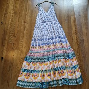 Anthropologie maxi dress with pockets!